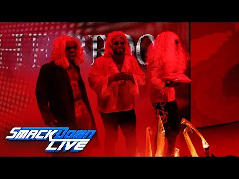 The New Day dress as The Brood in an Attitude Era Halloween tribute: SmackDown LIVE, Oct. 30, 2018