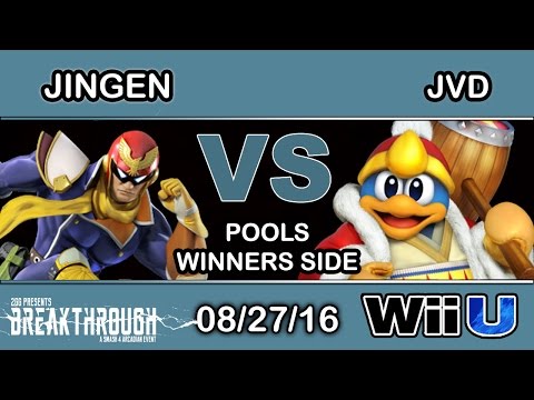 2GG: Breakthrough - Jingen (Captain Falcon) Vs. NXT | JVD (King Dedede) Pools - Smash Wii U