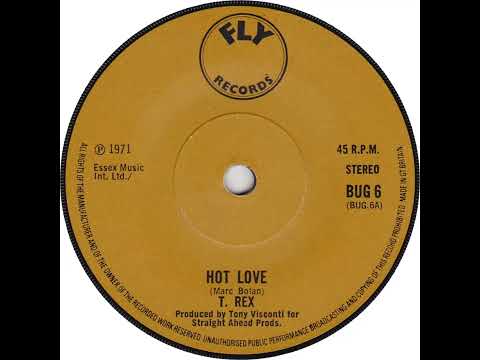 UK New Entry 1971 (37) T. Rex - Hot Love