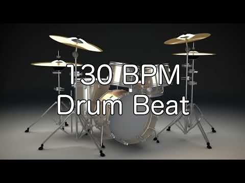 130 BPM Shuffle Drum Beat for Musical Practice