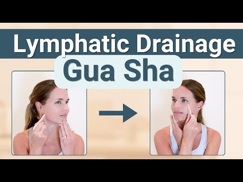 A Correct Gua Sha Lymphatic Drainage Routine
