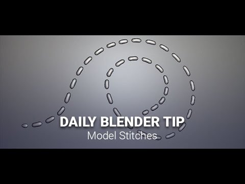 Daily Blender Secrets - Modeling Stitches