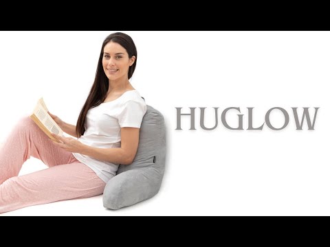 Cojín de lectura ergonómico en color gris con reposabrazos integrados - Second Medium