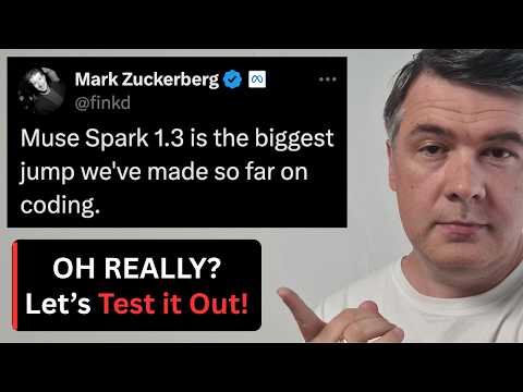 I Tested NEW Muse Spark 1.3 on Coding: Meta Joins Frontier LLMs?