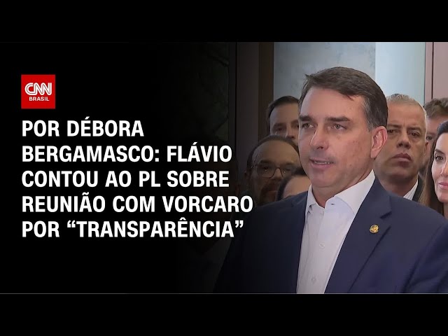 Flávio Bolsonaro contou ao PL sobre reunião com Vorcaro por “transparência” | CNN 360º