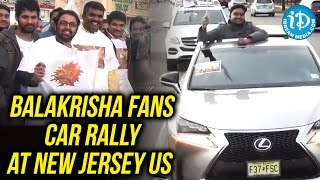 Image result for car rally in us balayya