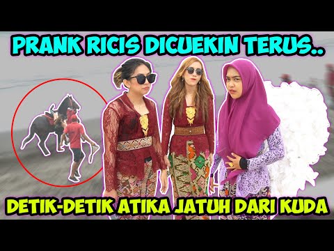 DETIK-DETIK ATIKA JATUH DARI KUDA.. Bikin Ngakak Tapi Ricis Dicuekin Terus.!!