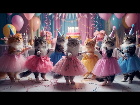 Cute Alley's Birthday celebrations #2 #new #cat #catlover #funnycats  #funnyvideo #new2024
