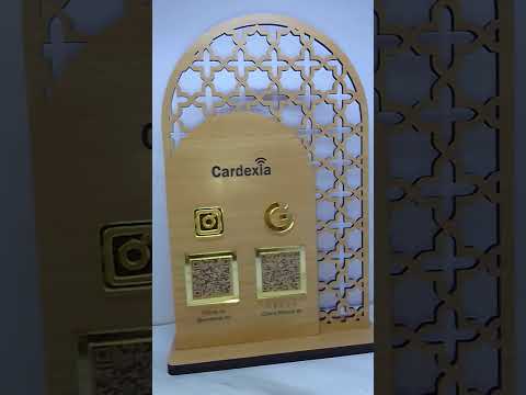 Bar code scanner acrylic/wooden