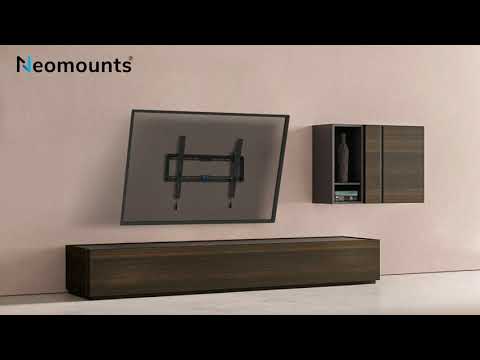 Neomounts LEVEL-550 WL35-550BL16 neigbare TV-Wandhalterung video preview