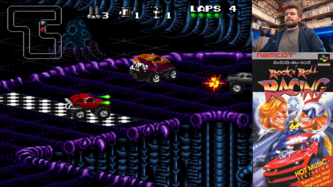 ROCK´N ROLL RACING, un juegazo de carreras en 16 BITS 🏁 Gameplay en Español (SNES / Megadrive)