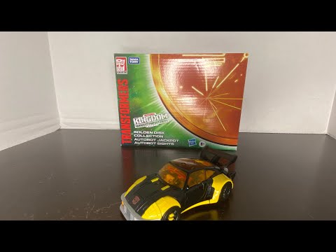 Transformers: Stop Motion Reviews —#29 Golden Disk Collection Autobot Jackpot and Autobot Sights