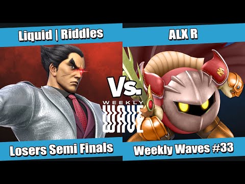 Weekly Wave #33 Losers Semi Finals - Liquid | Riddles (Kazuya) vs ALX R (Meta Knight)