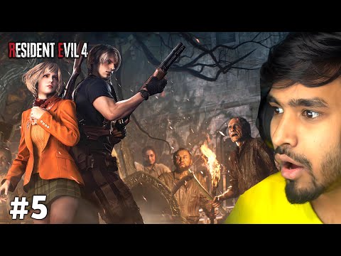 CAN I RESCUE GIRL FROM ZOMBIES ? | RESIDENT EVIL 4 GAMEPLAY #5