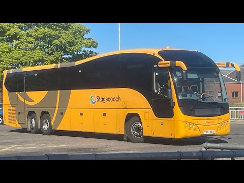 *BEAST* Stagecoach East Scotland Volvo B13RT Plaxton Elite 54141 (YX63 NEO) Service X7