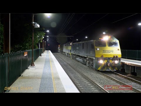 Australian diesel locomotives RL305, GM27, 602 & BRM002 - Cowan - December 2019
