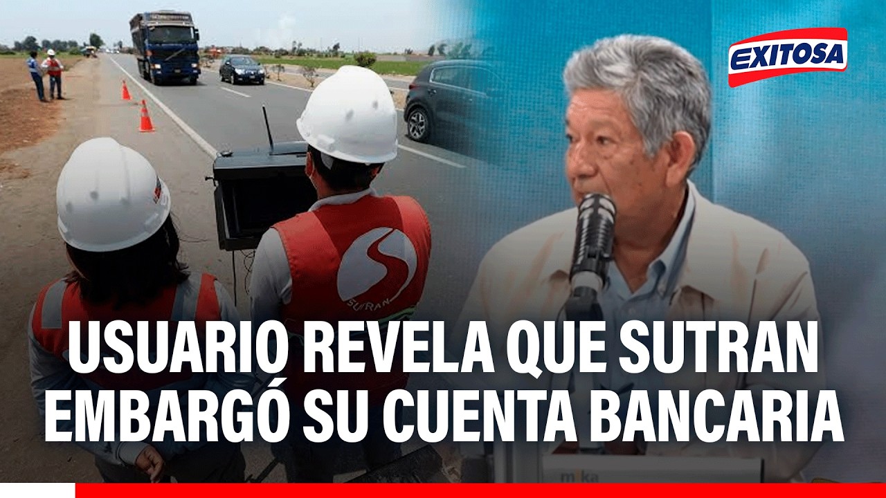 🔴🔵 Usuario revela que SUTRAN embargó su cuenta bancaria por papeleta que había pagado meses atrás