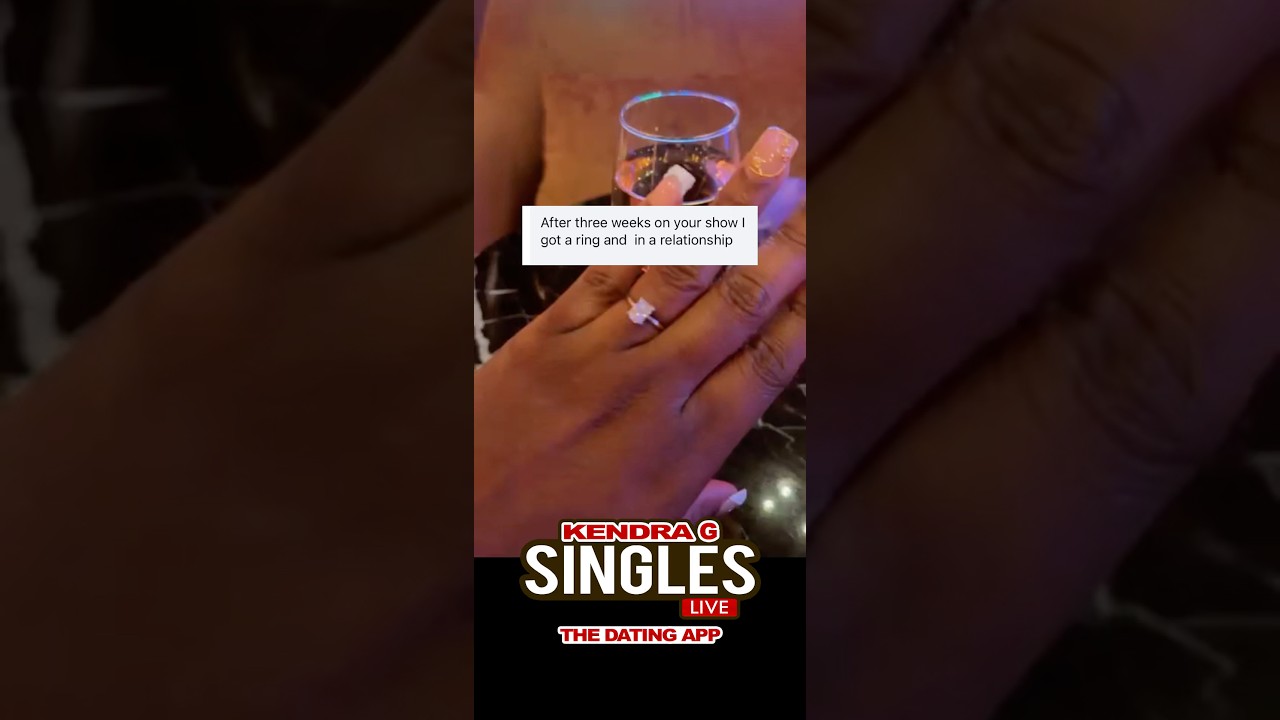 A ring in 3 weeks!!! This has got to be a record! @mycia.isha ❤️❤️❤️ KENDRA G SINGLES DATING APP