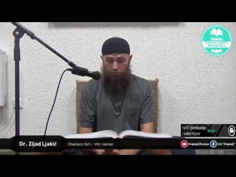 Da li je vitr namaz sastavni dio noćnog namaza - dr. Zijad Ljakić