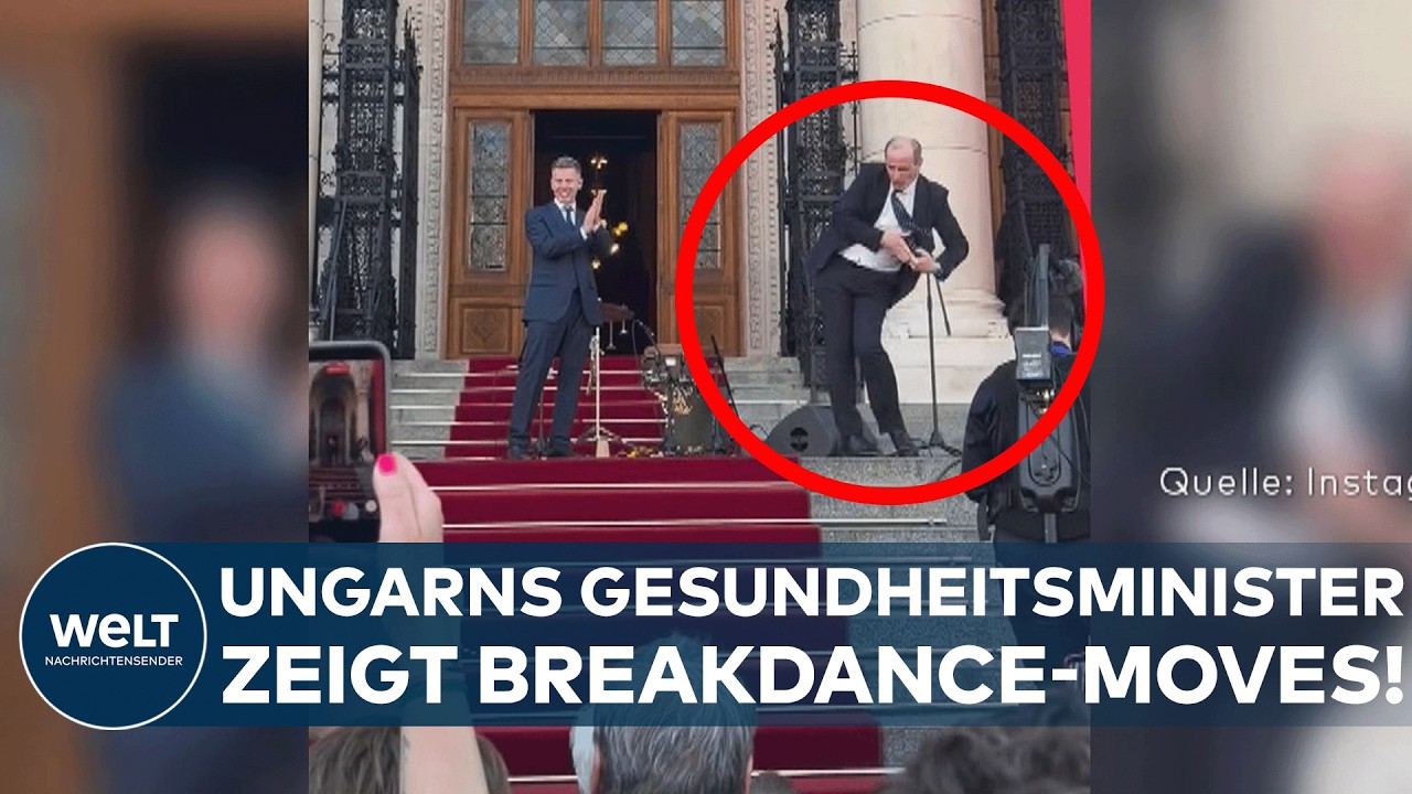 UNGARN: Breakdance-Auftritt bei Vereidigung! – Gesundheitsminister Hegedűs geht erneut viral