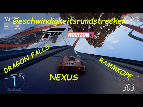 Forza Horizon 5 HotWheels Saisonmeisterschaft WENN DER HEMI FÄLLT - DRAGON FALLS, NEXUS und RAMMKOPF