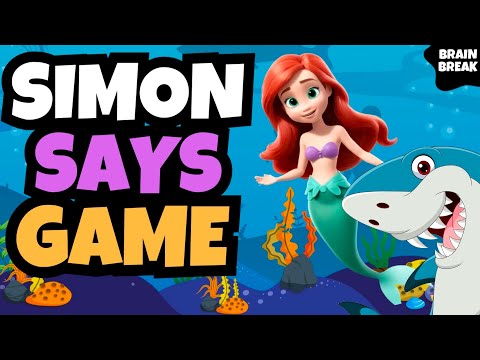 Mermaid Game | Simon Says | Summer Brain Break | Summer Game for Kids