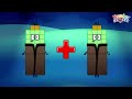 NUMBERBLOCKS ADDITION OF TWO IDENTICAL NUMBERS ADDING 2 SAME NUMBER LEARN TO COUNT ColorArt Id