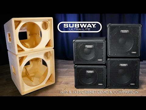 MESA® Subway® Ultra-Lite 1x12 & 1x15 Official Cab Demo/Comparison