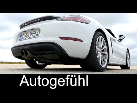 Driving Performance 0-100 km/h 0-60 mph Porsche 718 Boxster S manual shift & sound - Autogefühl