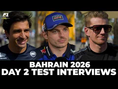 F1 Drivers Interviews DAY 2 Bahrain Testing | PART1 | F1 2026