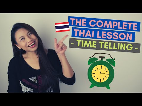 Daily Life Thai Time Telling l Thai for Beginners l Basic Thai #NativeThaiLanguageTeacher