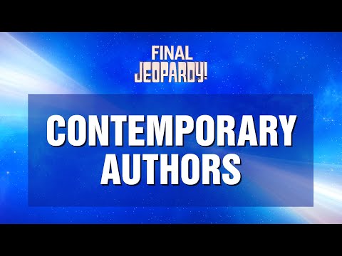 Contemporary Authors | Final Jeopardy! | JEOPARDY!