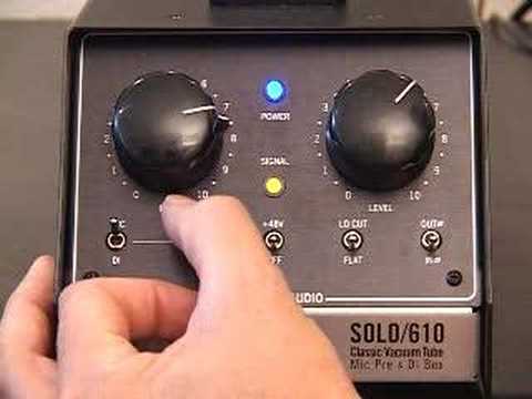 Universal Audio Solo 110 and Solo 610