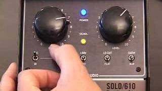 Universal Audio Solo 110 and Solo 610