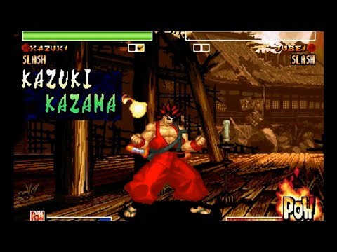 Samurai Shodown IV: Kazuki playthrough lvl-8 【60fps】