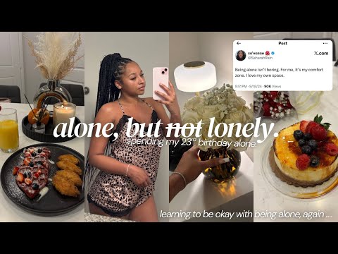 alone but not lonely ☁️ spending my 23rd birthday alone, gifts, bday freebies & more.