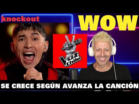 ✅ PABLO ROJAS ▶️ A PURO DOLOR / LA VOZ CHILE / KNOCKOUT ESPAÑOL REACCIONA