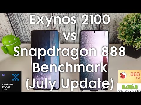 Galaxy S21 Benchmark Test July Update - Exynos 2100 vs Snapdragon 888