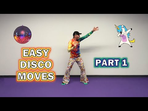 Easy Disco Moves - Part 1 - Great for Kids & Schools