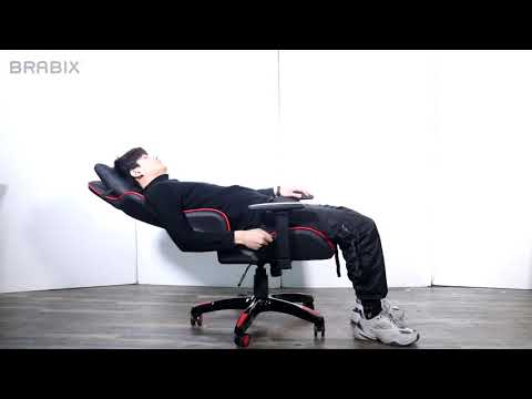 Миниатюра изображения товара Кресло геймерское Brabix GT Carbon GM-120 / 531931 (черный/красный)