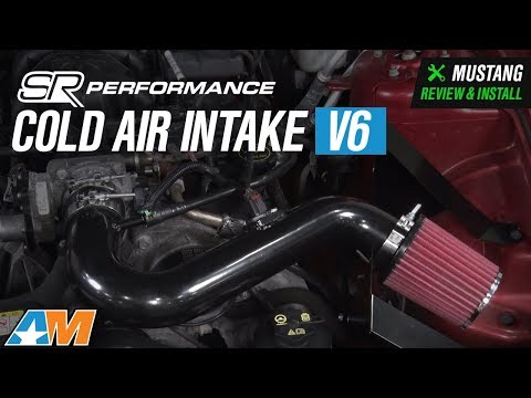 2005-2009 Mustang V6 SR Performance Black Cold Air Intake Review & Install