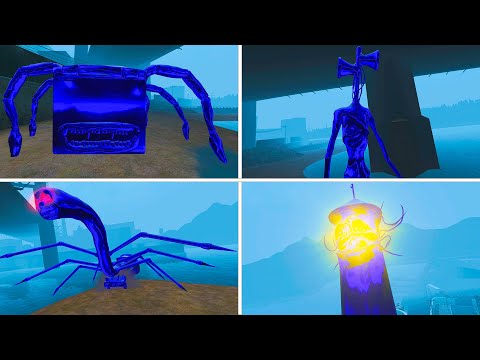 SAPHIRE BUS EATER, SIREN HEAD, LIGHTHOUSE HEAD, THOMAS TRAIN try to catch me | Gmod Horror