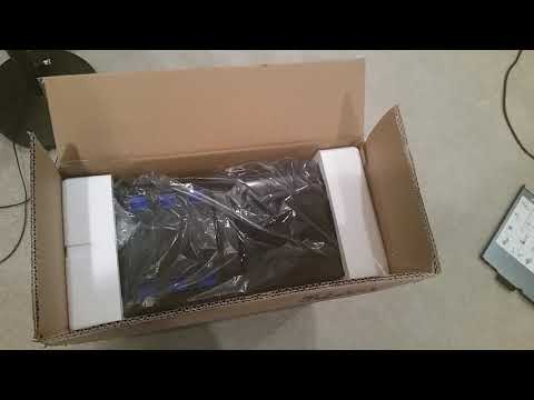 Unboxing DIYPC mid tower pc case Solo-T2-BK, newegg,...