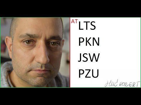 GPW Analiza techniczna - LTS, PKN, JSW, PZU
