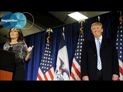 Sarah Palin endorses Donald Trump: 'No more pussyfooting around'