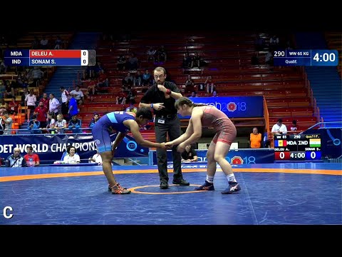 Qual. WW - 65 kg: A. DELEU (MDA) v. S. SONAM (IND)