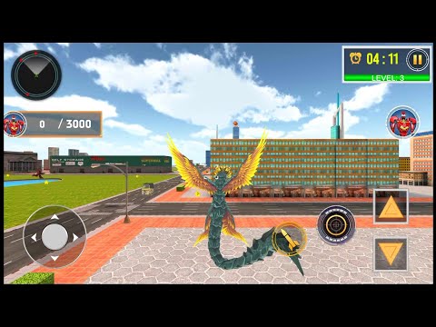 Police Dragon Robot Car Game - Android Gameplay