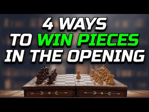 4 Clever Ways To Win Pieces In The Opening - Chess Tactics, Tricks, Strategies - Chess Strategy