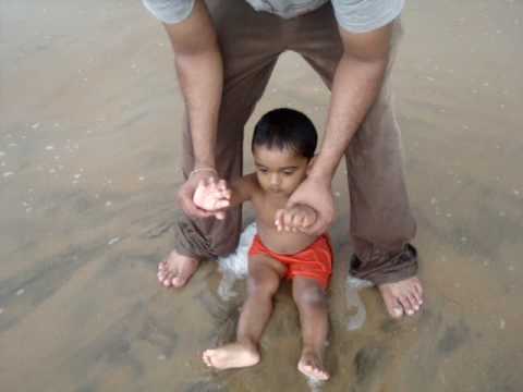 Eashwar at the Beach - 2