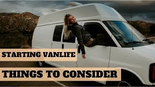 MUST WATCH BEFORE STARTING VANLIFE | THINGS TO KNOW
